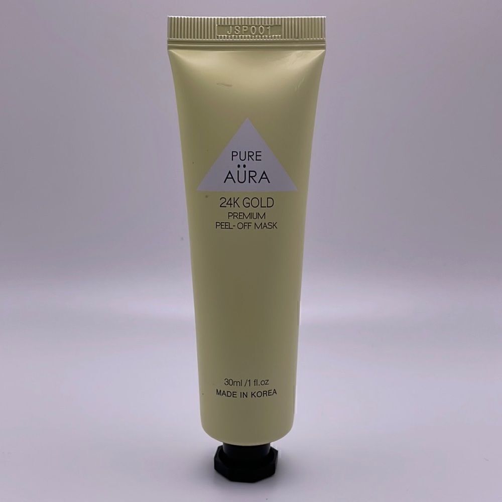 5/$30 beauty bundle, PURE AURA 24k gold premium peel off mask